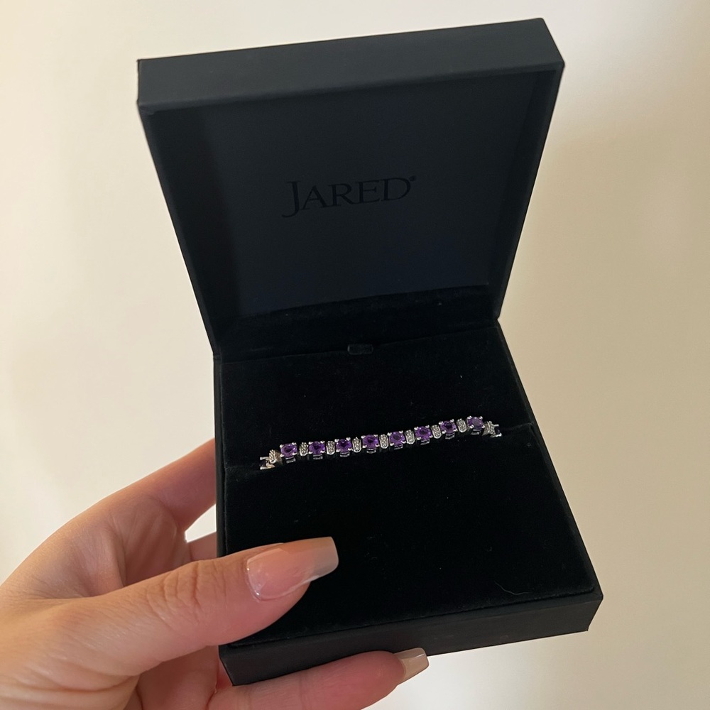 Jared Amethyst Bracelet